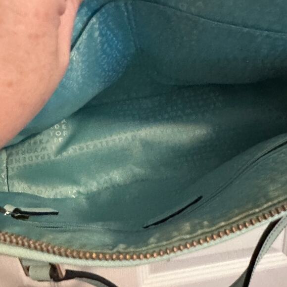 KATE SPADE Newbury Lane Caining Grace Blue Bag Rachelle Tote Cutouts - Picture 6 of 10